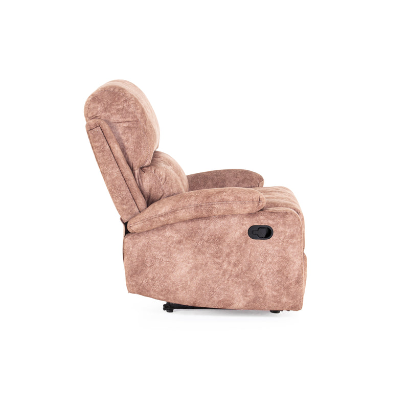 Manila Recliner Sofa In Mustard Light Brown Colour